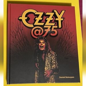Ozzy @ 75 Book by Daniel Bukszpan - Red Cover
